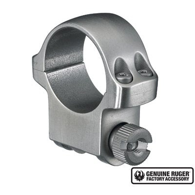 Ruger - 4K Medium Scope Ring with Stainless Finish