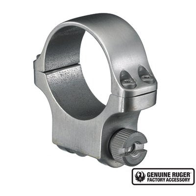 Ruger - 4K30 MM Medium Scope Ring with Stainless Finish