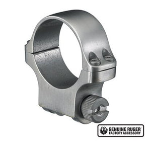 Ruger - 4K30 MM Medium Scope Ring with Stainless Finish