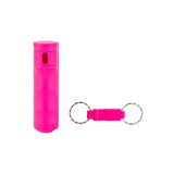 Sabre - 2-in-1 Pepper Gel with Whistle Keychain - Pink