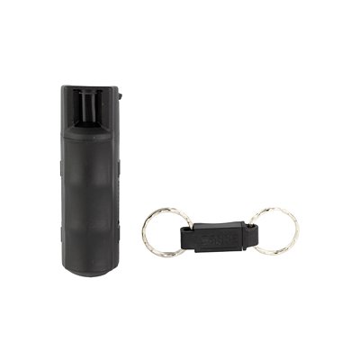 Sabre - Pepper Spray with Quick Release Keychain - Black