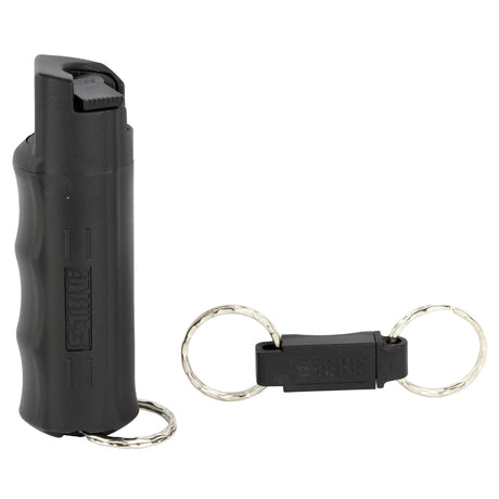 Sabre - Pepper Spray with Quick Release Keychain - Black