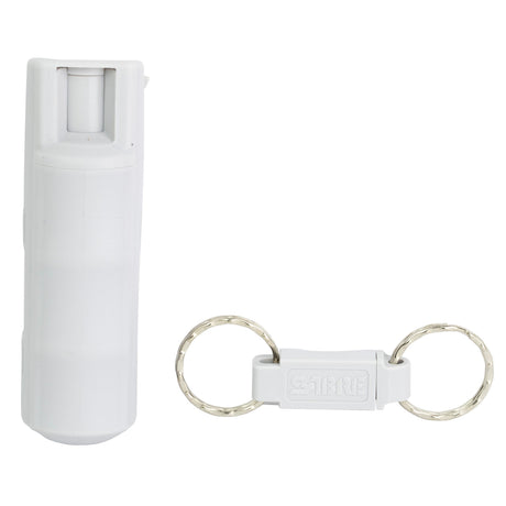 Sabre - Pepper Spray with Quick Release Keychain - Light Gray