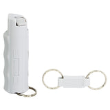 Sabre - Pepper Spray with Quick Release Keychain - Light Gray