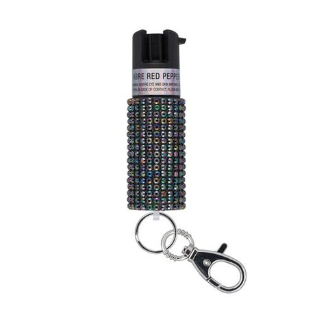 Sabre - Pepper Spray with Jeweled Design and Keychain