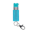 Sabre - Jeweled Pepper Spray with Snap-Clip Keychain - Teal