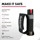 Sabre - Runner Pepper Gel with Reflective Hand Strap - Pink