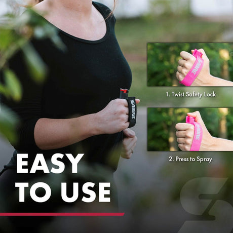 Sabre - Runner Pepper Gel with Reflective Hand Strap - Pink