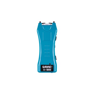 Sabre - 2-in-1 Stun Gun and Flashlight with Holster - Turquoise