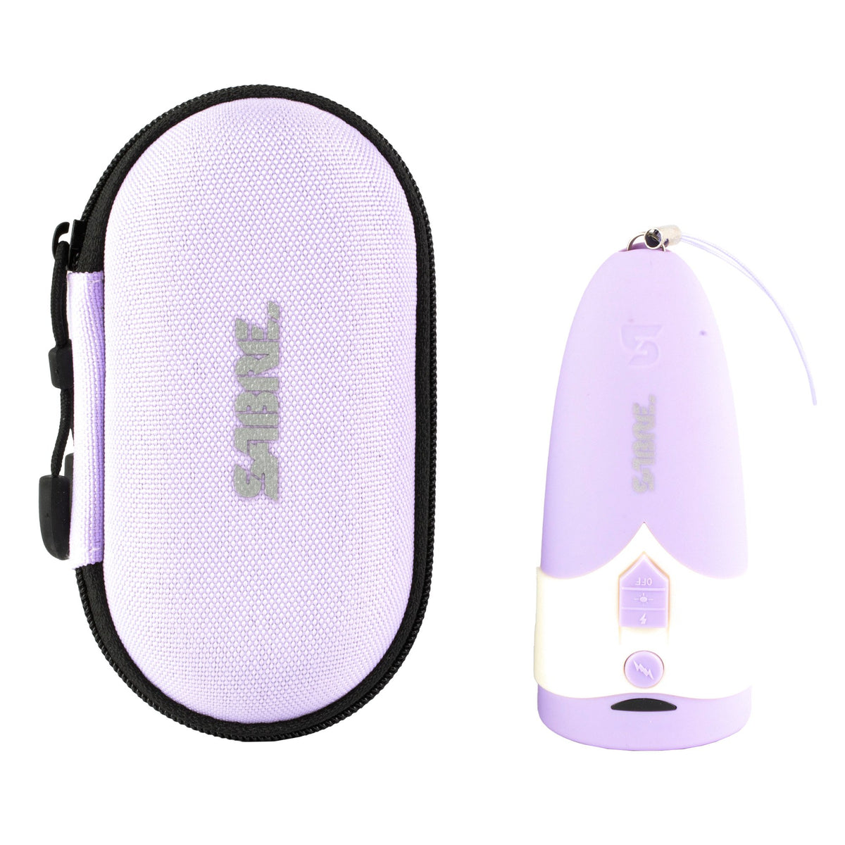 Sabre - 3-in-1 Mini Stun Gun with Alarm and LED Light - White