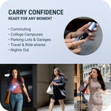 Sabre - 2-in-1 Fashionable Stun Gun with LED Flashlight - Pink — view 6