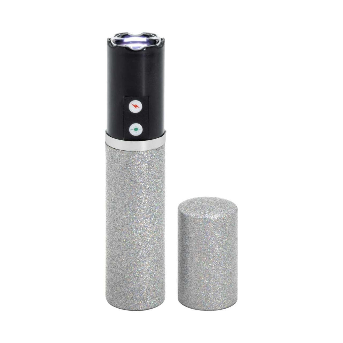 Sabre - 2-in-1 Fashionable Stun Gun with LED Flashlight - Silver