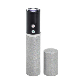 Sabre - 2-in-1 Fashionable Stun Gun with LED Flashlight - Silver