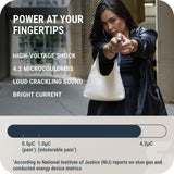 Sabre - 2-in-1 Fashionable Stun Gun with LED Flashlight - Silver — view 5