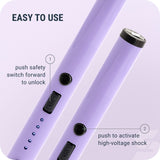 Sabre - Pen Stun Gun with Attachment Clip - Silver — view 4