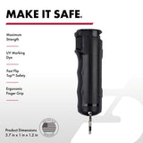 Sabre - Fast Flip Top Pepper Spray & Stun Gun with Flashlight