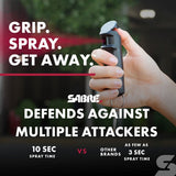 Sabre - Fast Flip Top Pepper Spray & Stun Gun with Flashlight