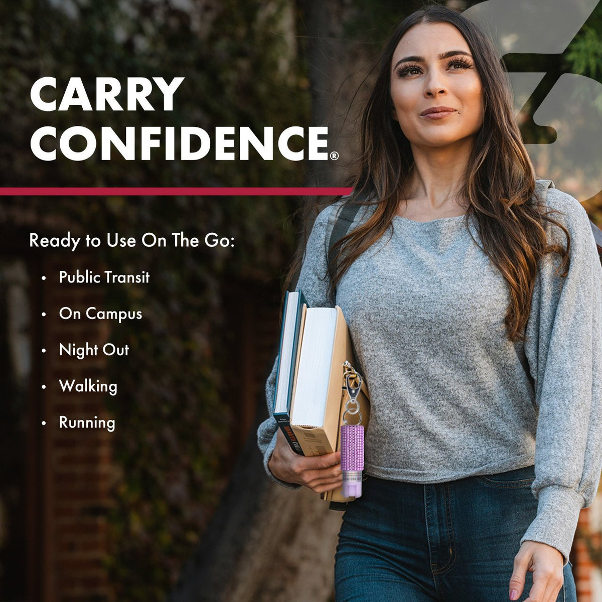Sabre - Quick Grip Pepper Spray Kit with Practice Spray - Black
