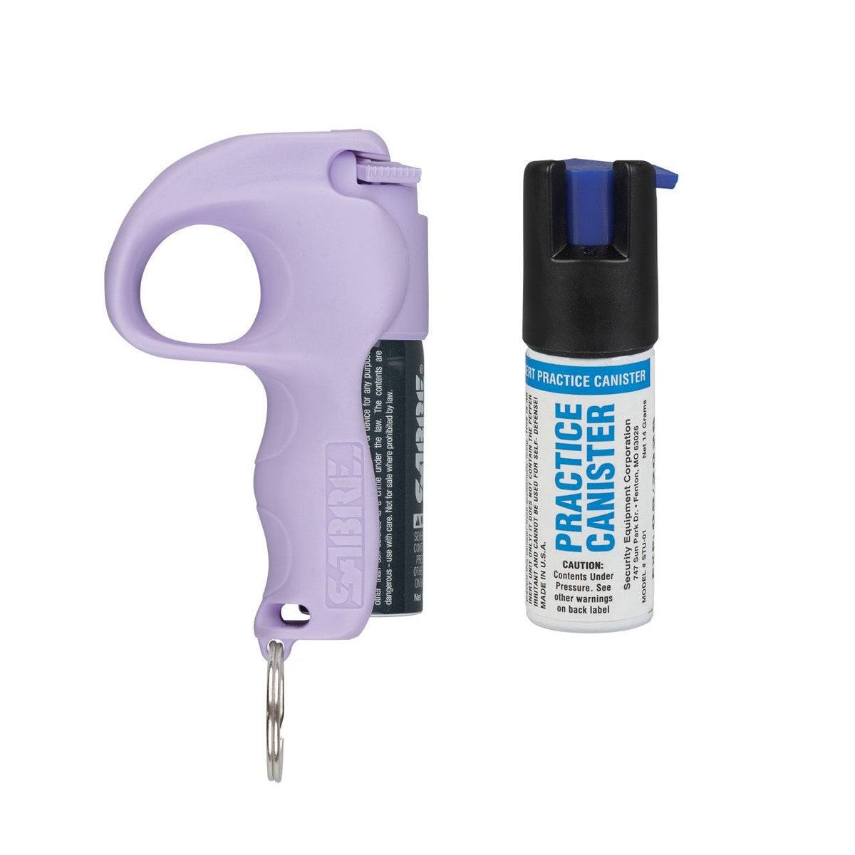 Sabre - Quick Grip Pepper Spray Kit with Practice Spray - Lavender