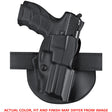 Safariland - 5198 Open Top Concealment Holster, Black, Right