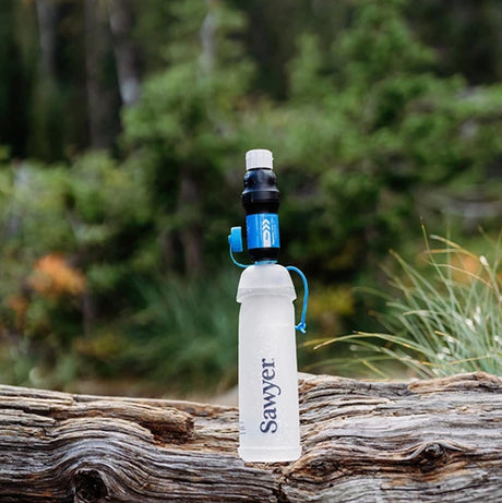 Sawyer - Micro Squeeze Water Filtration System with Cnoc Premium 1 Liter Pouch