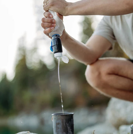Sawyer - Micro Squeeze Water Filtration System with Cnoc Premium 750ml Pouch