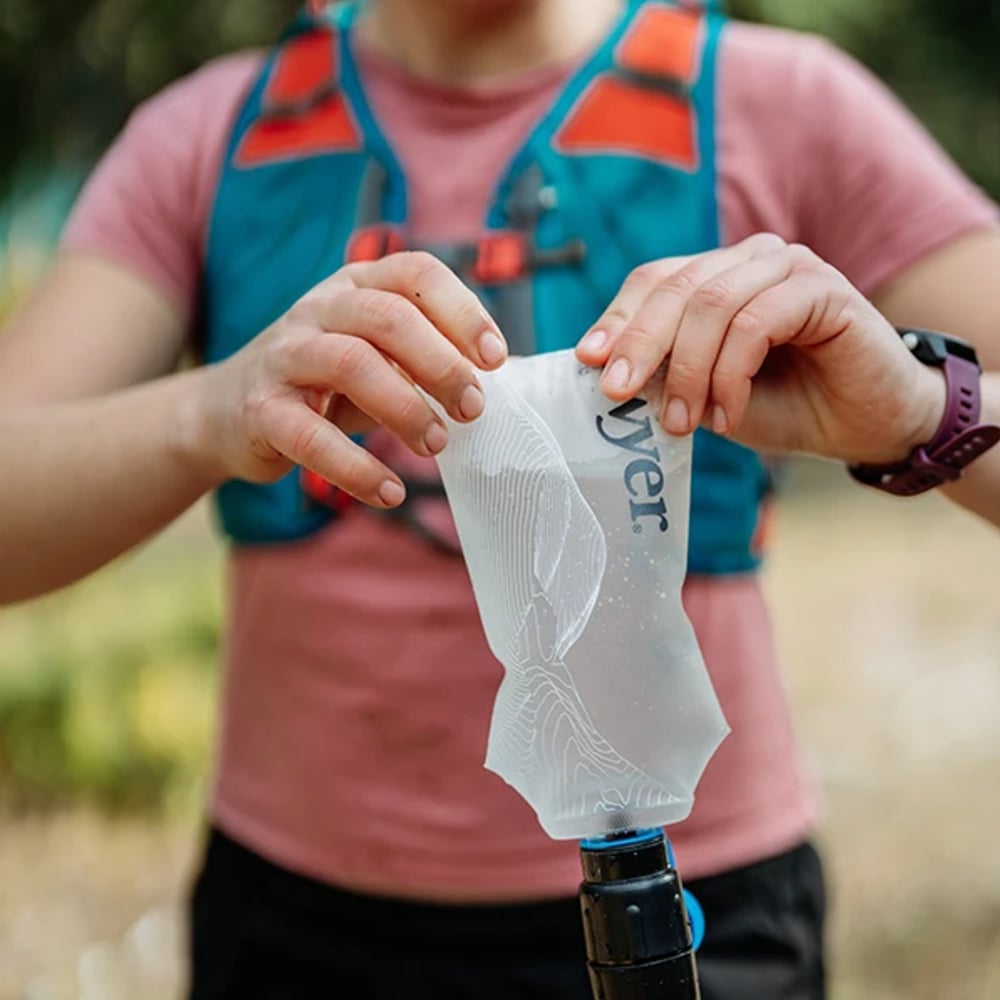Sawyer - Micro Squeeze Water Filtration System with Cnoc Premium 750ml Pouch
