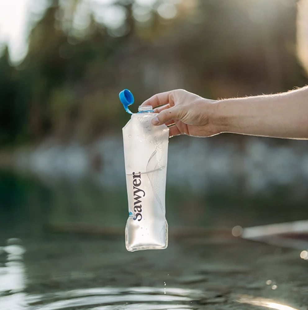 Sawyer - Micro Squeeze Water Filtration System with Cnoc Premium 750ml Pouch