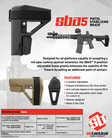 SB-Tactical - SBA5 Pistol Stabilizing Brace