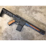 Sharps Bros. - Aluminum/Wood AR Grip & MLOK Panels - Brazilian Cherry — view 2