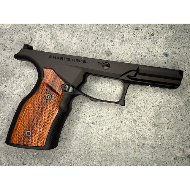 Sharps Bros. - Grip Module for Taurus GX4 Carry - Black/Cherry Wood
