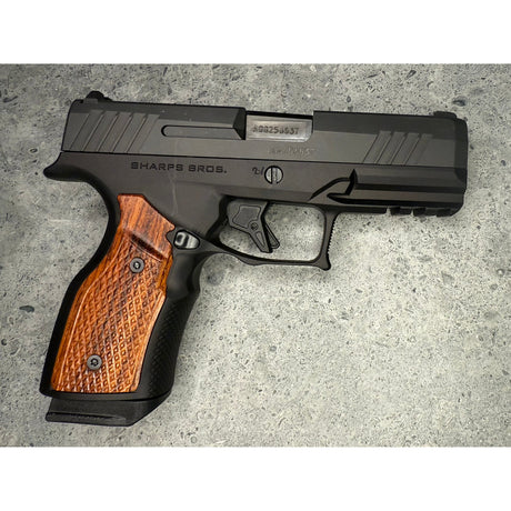 Sharps Bros. - Grip Module for Taurus GX4 Carry - Black/Cherry Wood — view 3