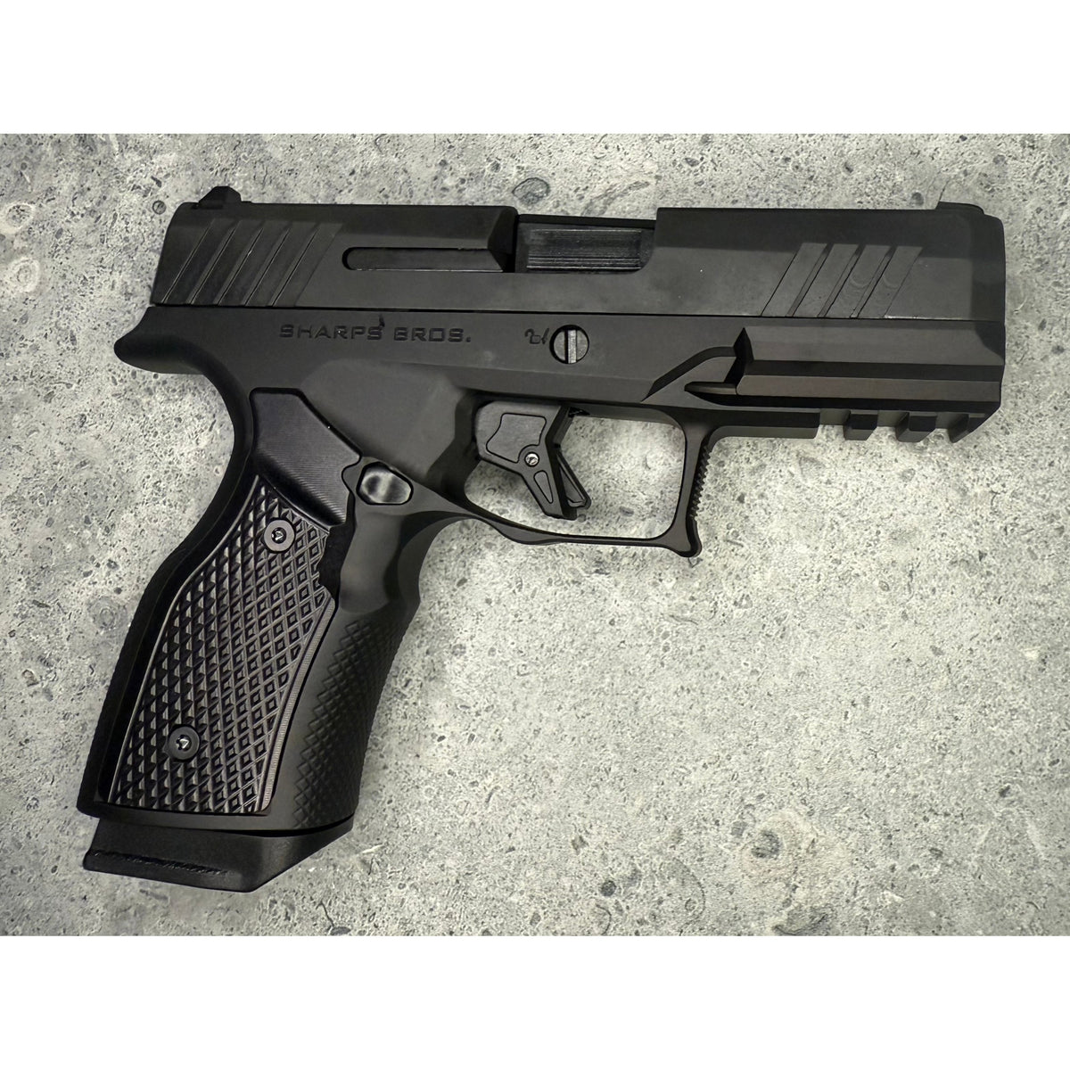 Sharps Bros. - Grip Module for Taurus GX4 Carry - Black Aluminum — view 3