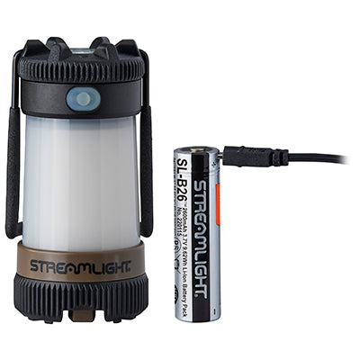 Streamlight - Siege X USB Rechargeable Outdoor Lantern and Flashlight: Compact, Multi-Mode, Waterproof, Cyote Brown