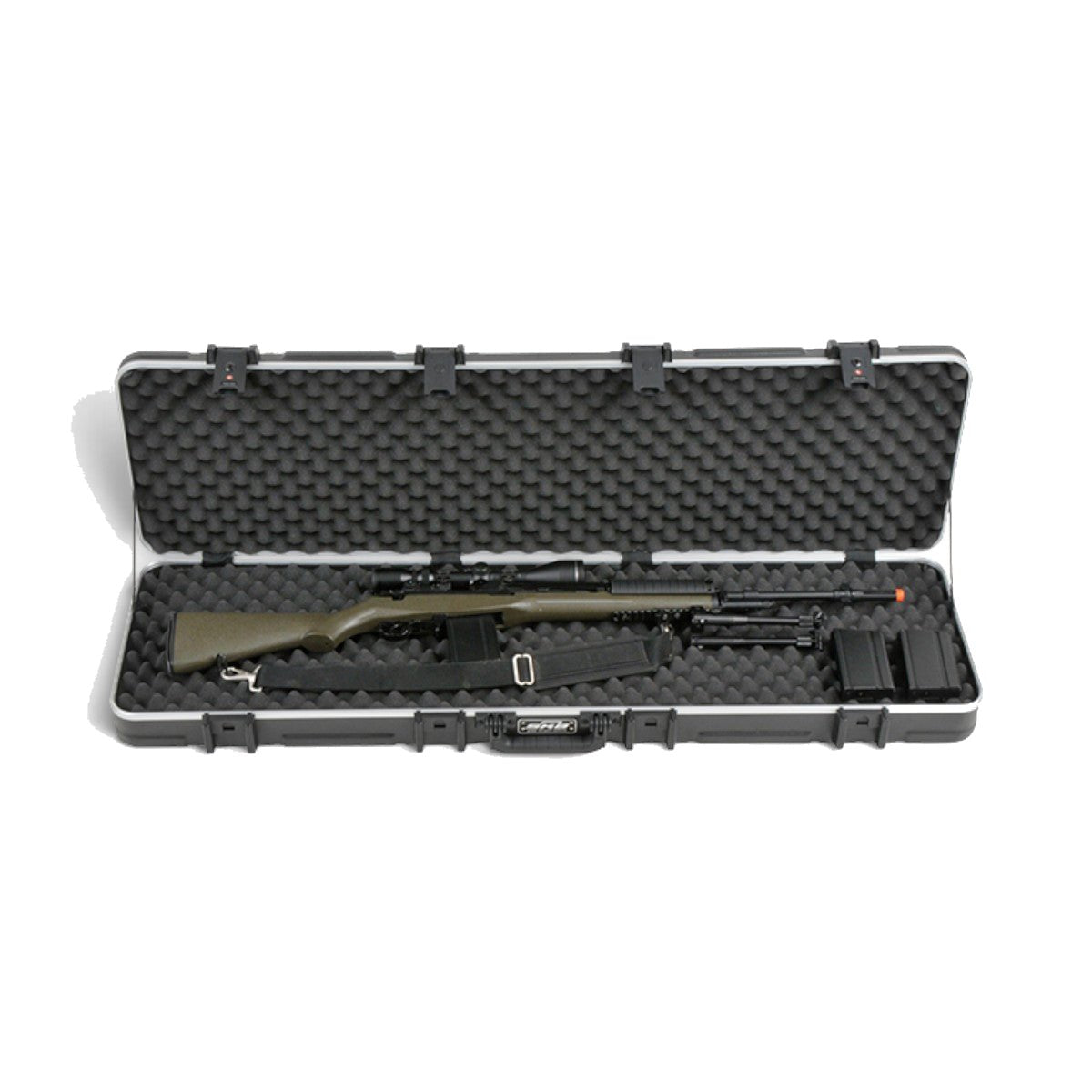 SKB Sports - SFR 5013 Double Rifle Case - Black, Foam Interior — view 2