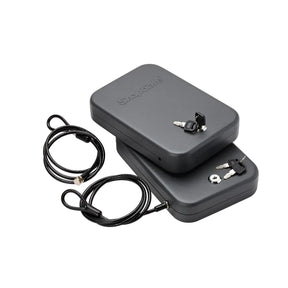 SnapSafe - Large Lock Box 2 Pack, Keyed Alike, Black