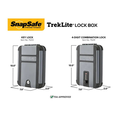 SnapSafe - TrekLite Lock Box XL with TSA Combination Lock — view 2