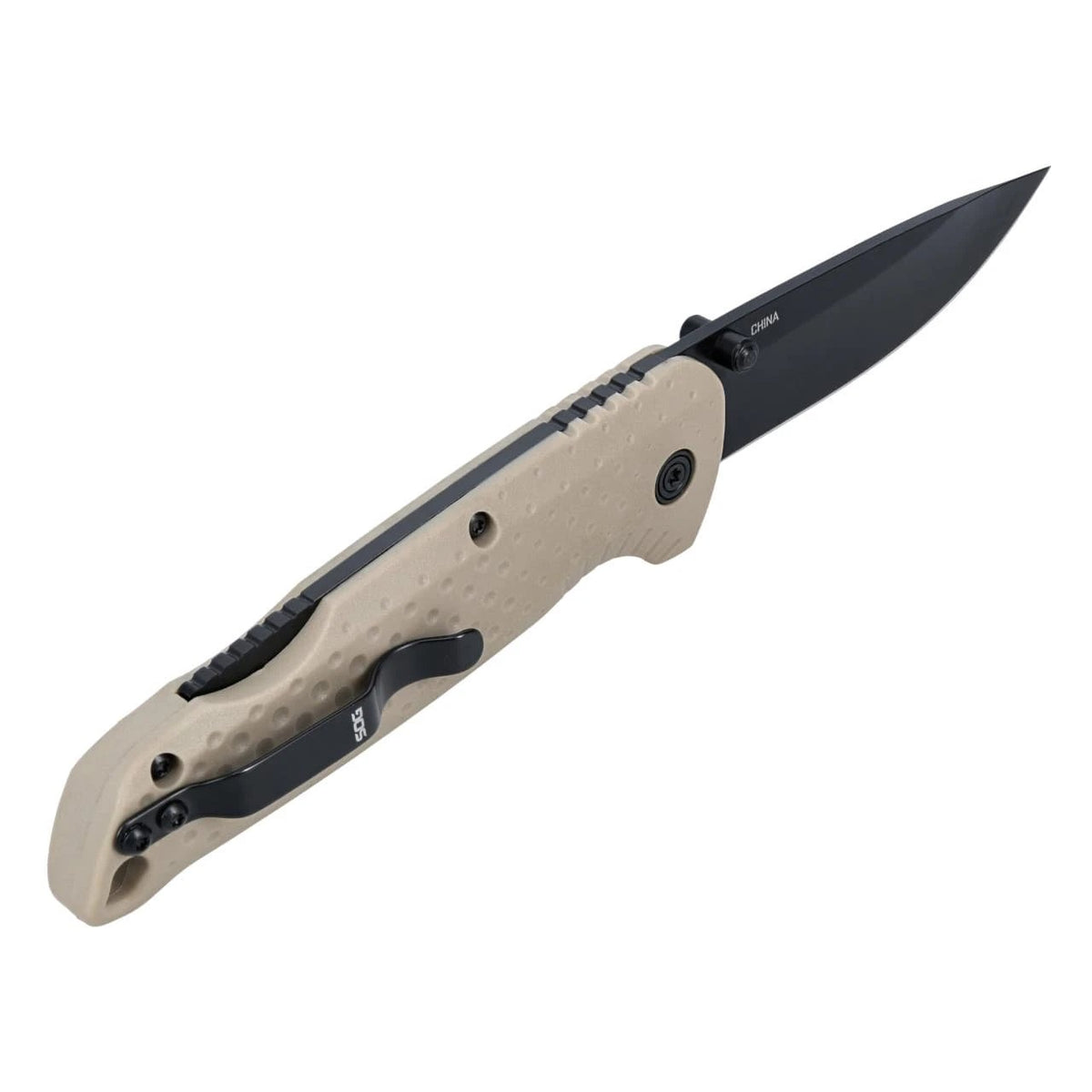 SOG Knives - Adventurer LB Folding Knife - FDE + Black