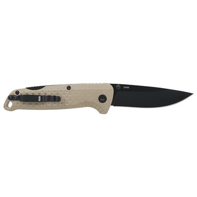 SOG Knives - Adventurer LB Folding Knife - FDE + Black