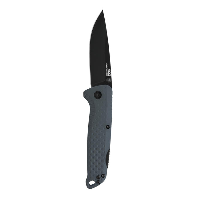 SOG Knives - Adventurer LB Folding Knife - Gray/Black