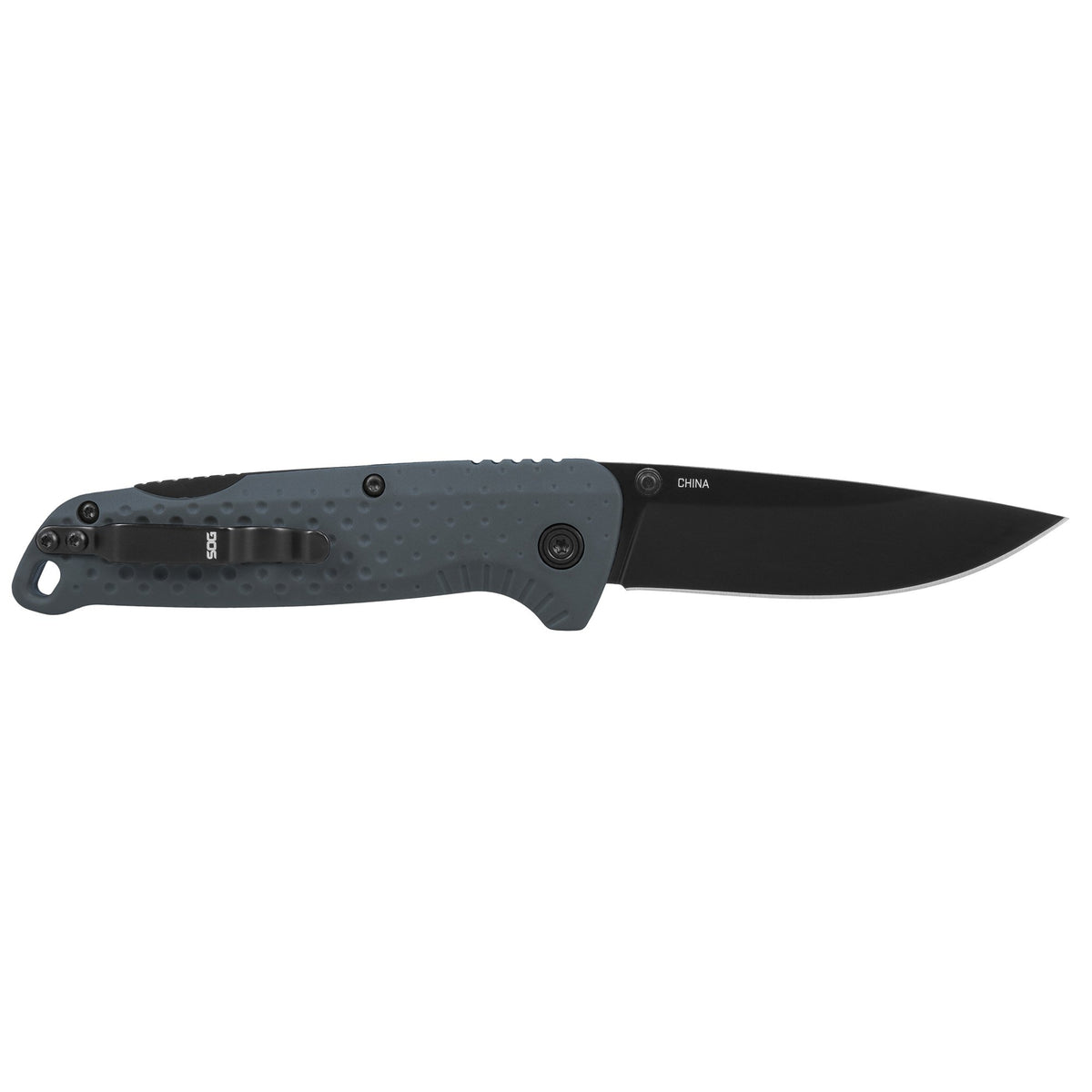 SOG Knives - Adventurer LB Folding Knife - Gray/Black