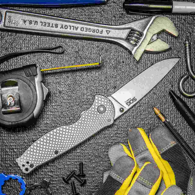 SOG Knives & Tools - Flash FL Folding Knife - Silver