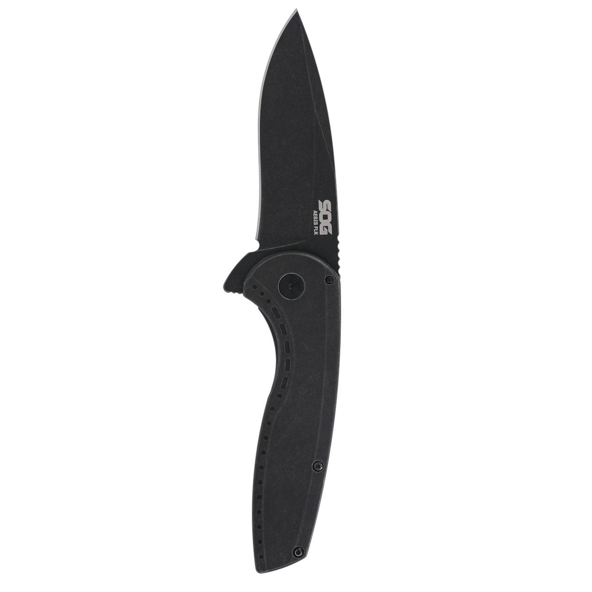 SOG Knives - Aegis FLK 2.0 Black Drop Point Folding Knife