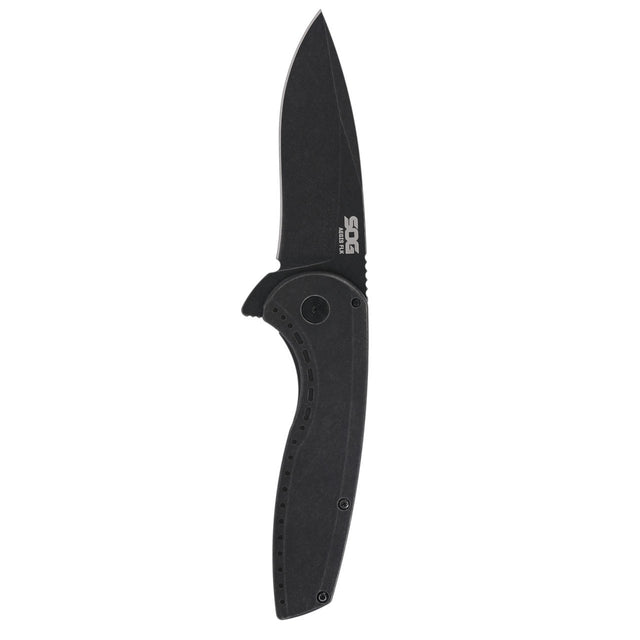 SOG Knives - Aegis FLK 2.0 Black Drop Point Folding Knife