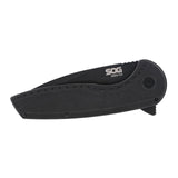 SOG Knives - Aegis FLK 2.0 Black Drop Point Folding Knife