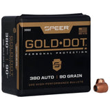 Speer Ammunition - Gold Dot Handgun Bullet .355, 90 Grain