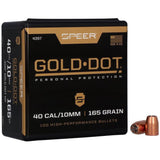 Speer Ammunition - Gold Dot .400 165 Grain Bullet