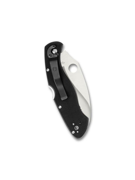 Spyderco - Civilian Folding Knife Serrated G-10 Black