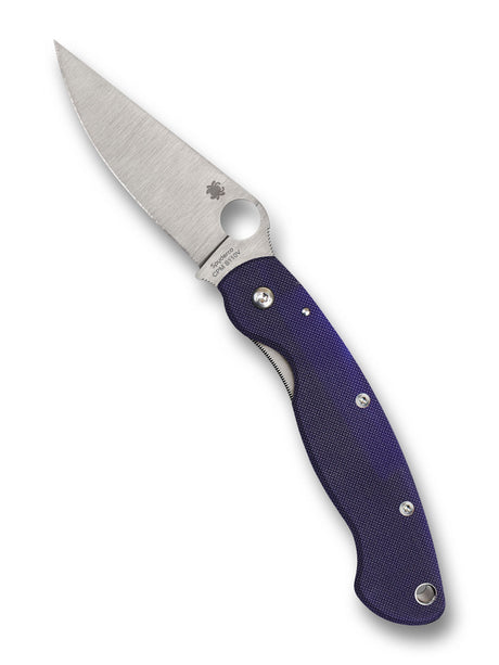 Spyderco - Military Model CPM S110V Folding Knife G-10 Blue