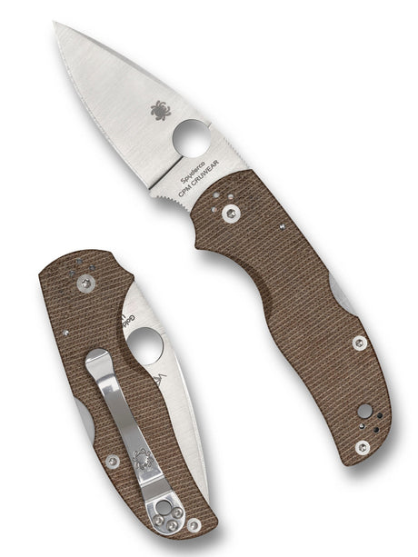 Native® 5 Brown Canvas Micarta® CPM® Cru-Wear®